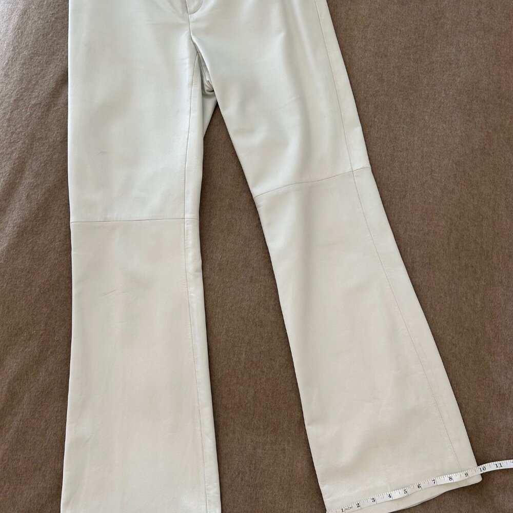 Dana Buchman White Leather pants - size 6